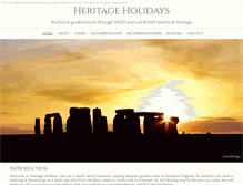Tablet Screenshot of heritage-holidays.org.uk